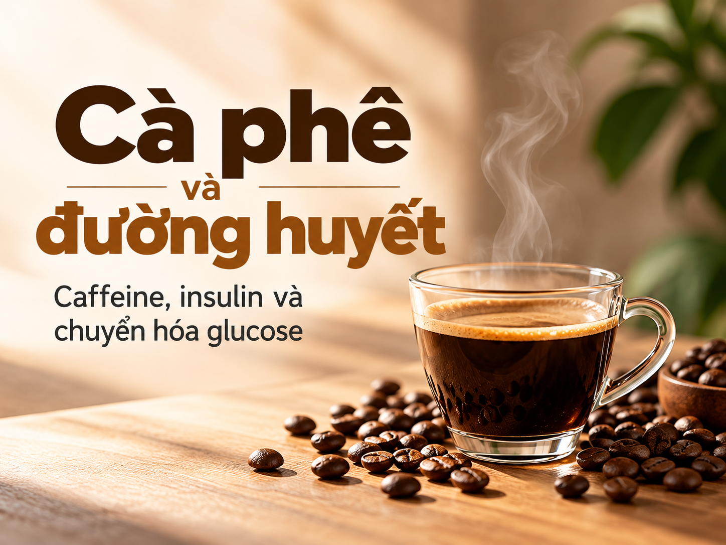 cơ chế caffeine và đường huyết